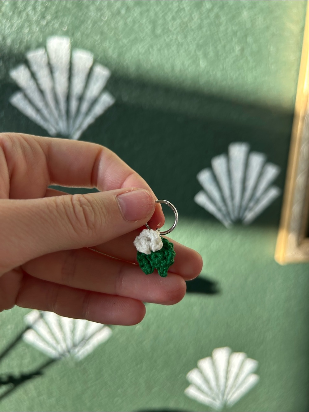 Lily‎ pad bag charm